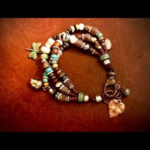 4 strand beaded bracelet